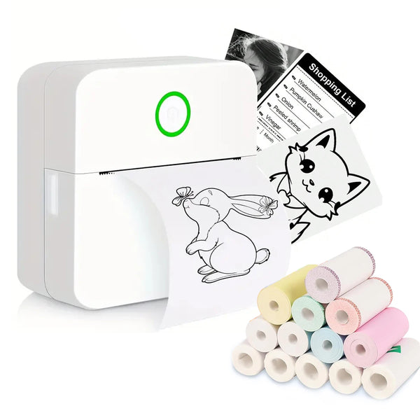 Mini Inkless Thermal Printer – Portable Sticker